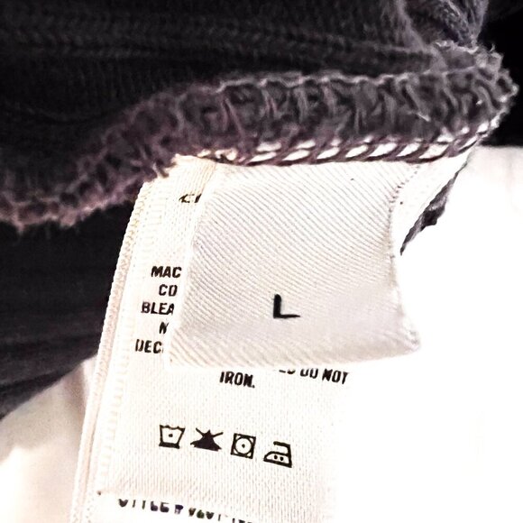 CITIZENS OF HUMANITY juni long sleeve scoop neck top Dark Gray Grey Large - Picture 11 of 16